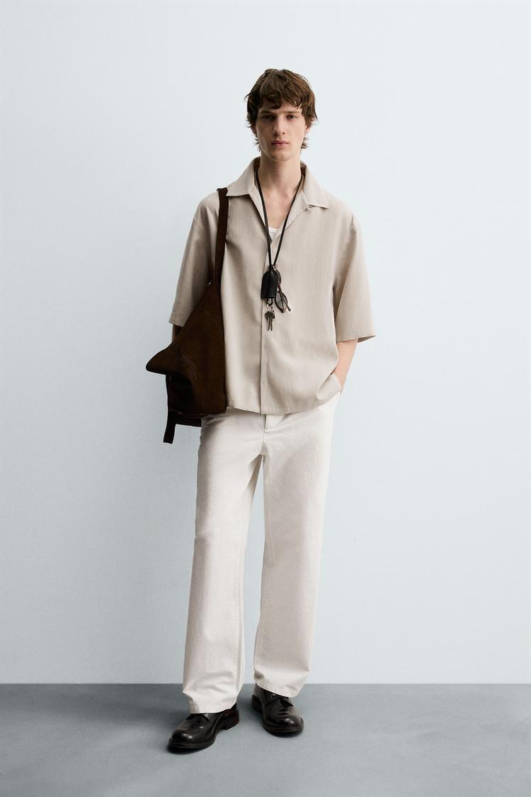 RELAXED FIT FLOWY SHIRT