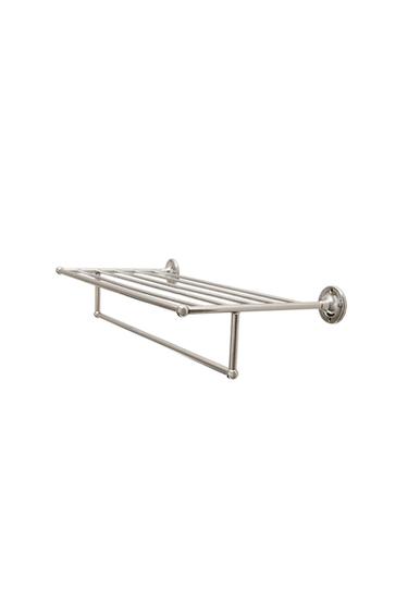 SILVER METAL BATHROOM SHELF - Silver by Zara