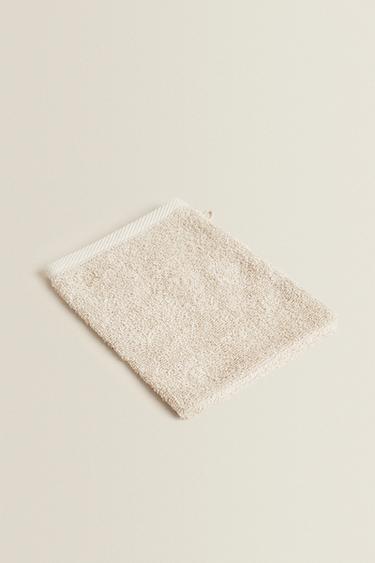 GANT DE TOILETTE COTON ÉPONGE - Sable de Zara - Image 4
