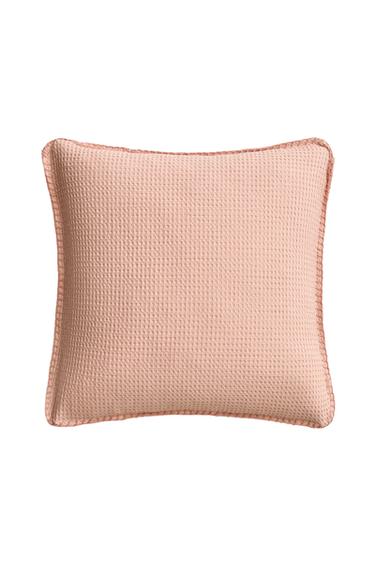 KIDS' WAFFLE CUSHION COVER - Pink by Zara