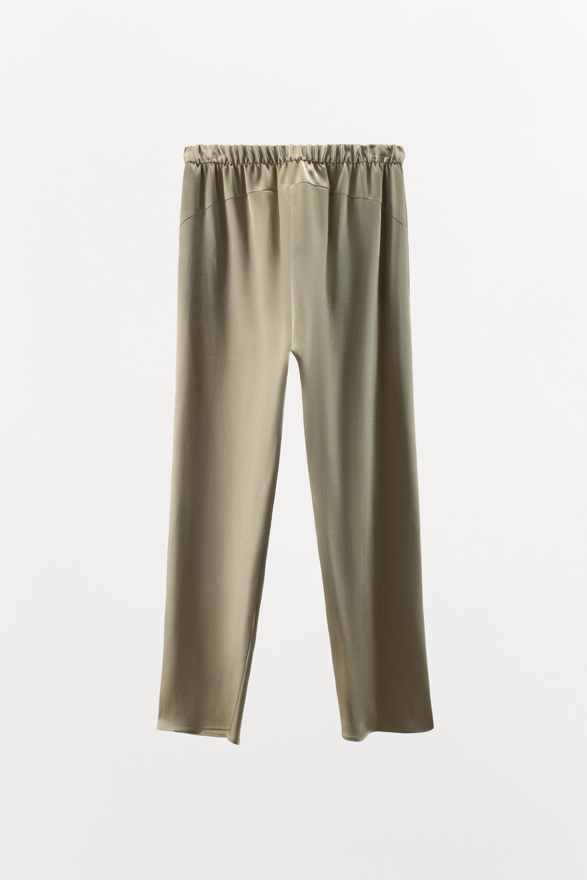 SATIN BAGGY PANTS