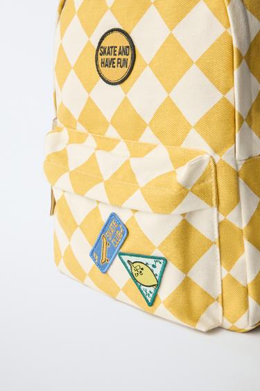 SAC À DOS SKATE - Jaune de Zara - Image 2