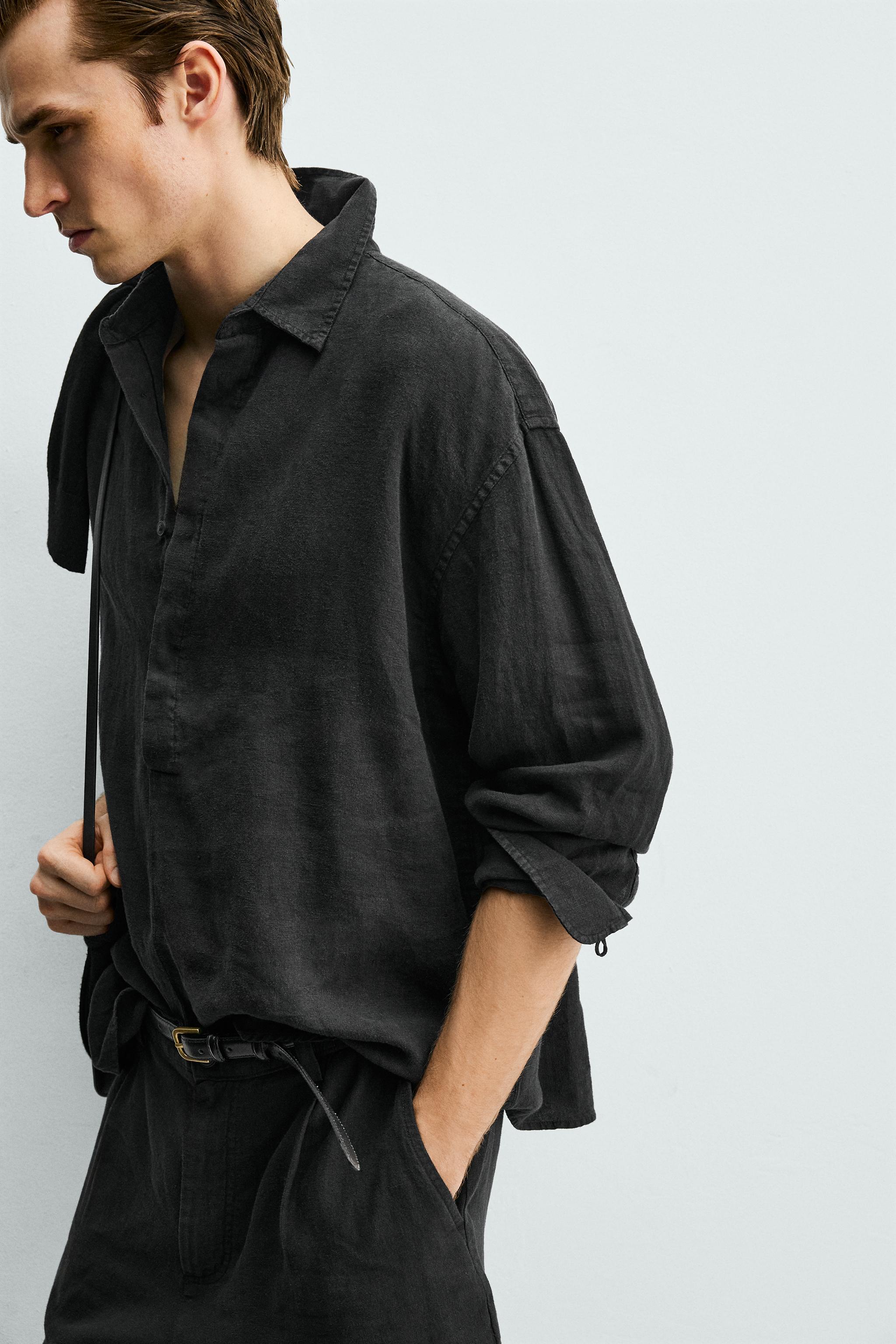 100% LINEN POLO SHIRT