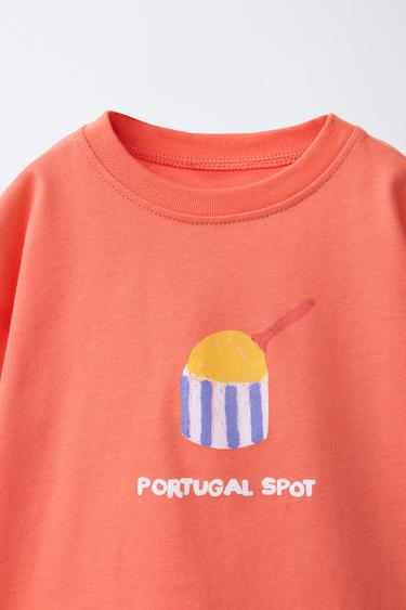 T-SHIRT GLACE ISABELLE VANDEPLASSCHE © - Orange de Zara - Image 2