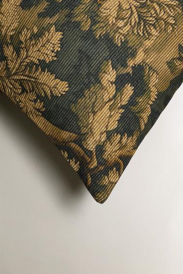 TREE CUSHION COVER - Green by Zara - Image 1