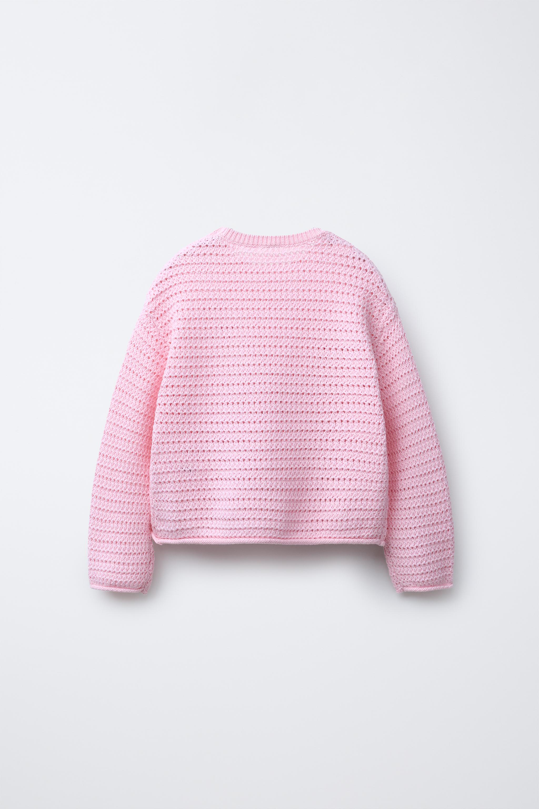 PULL EN MAILLE CERISES