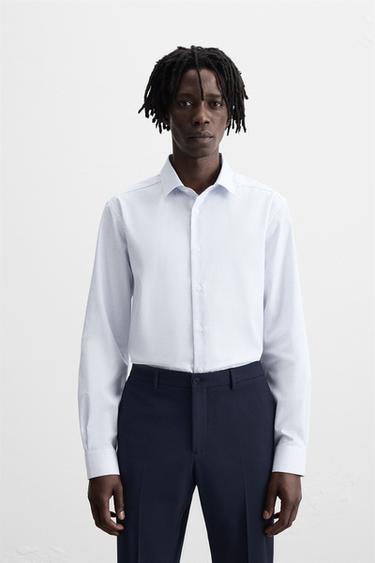 CHECK SHIRT - White by Zara