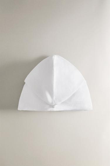 TURBAN SALLE DE BAIN LIN COTON - Blanc de Zara - Image 4