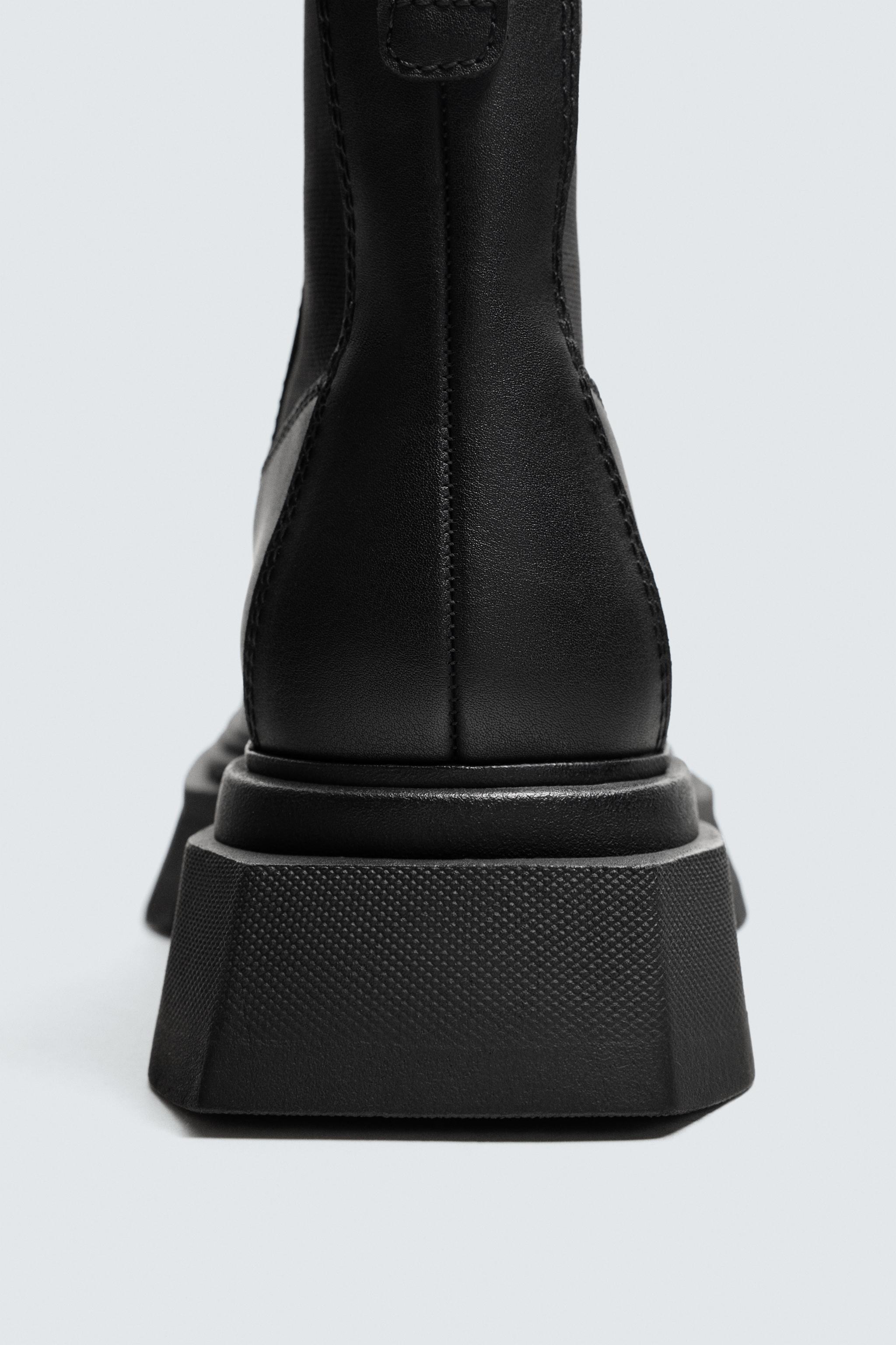 CHUNKY CHELSEA BOOTS - Black | ZARA South Africa