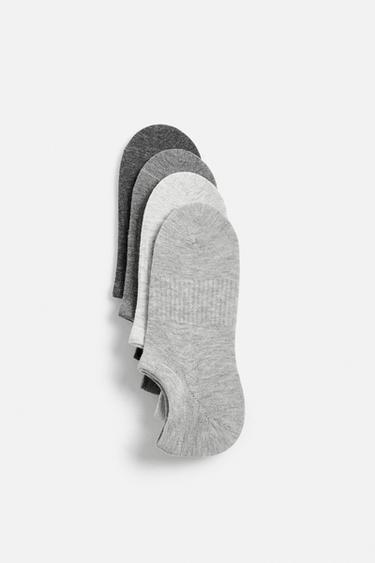 4-PACK OF NO-SHOW SOCKS - various by Zara