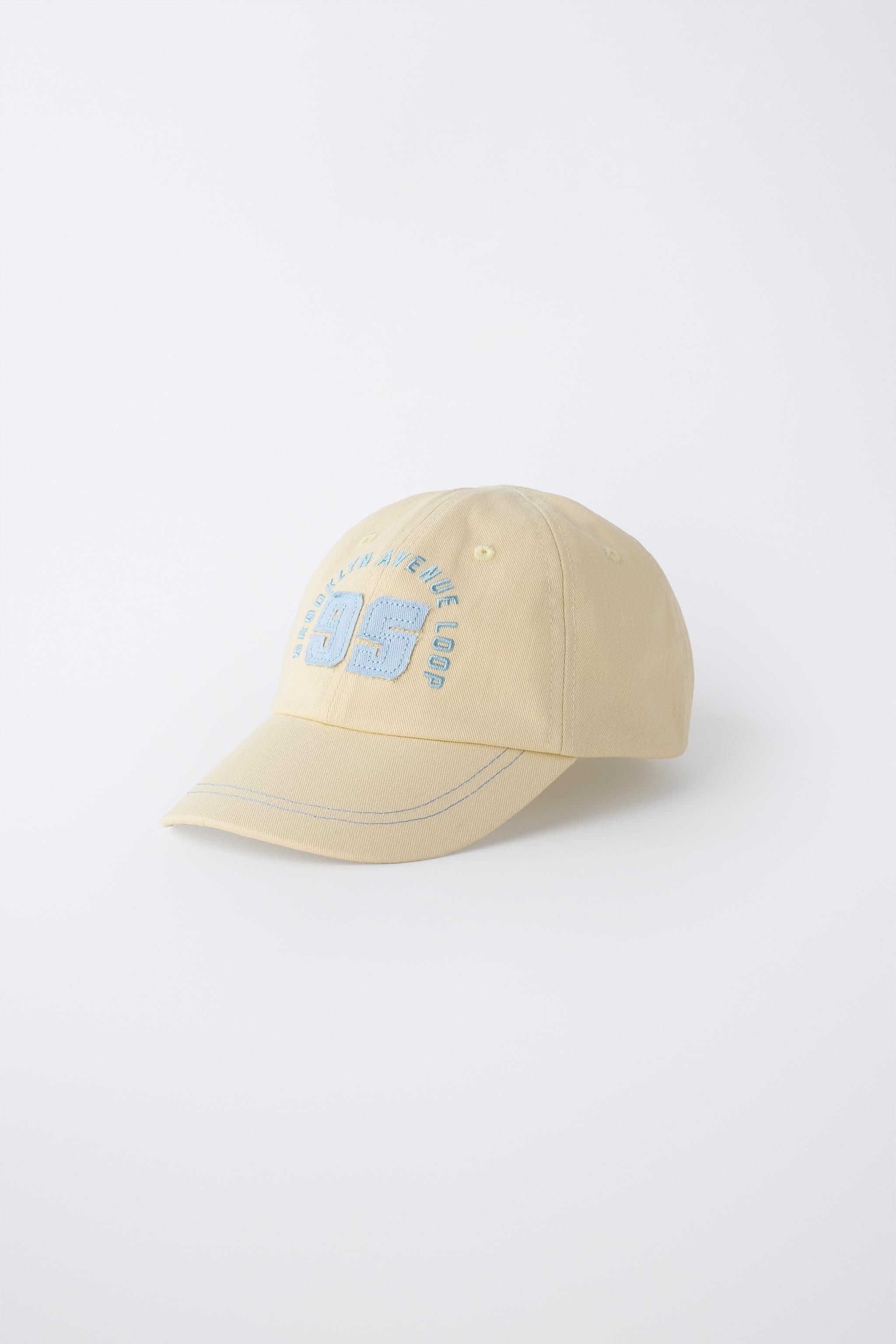 VARSITY EMBROIDERED CAP — Yellow (alternate view)