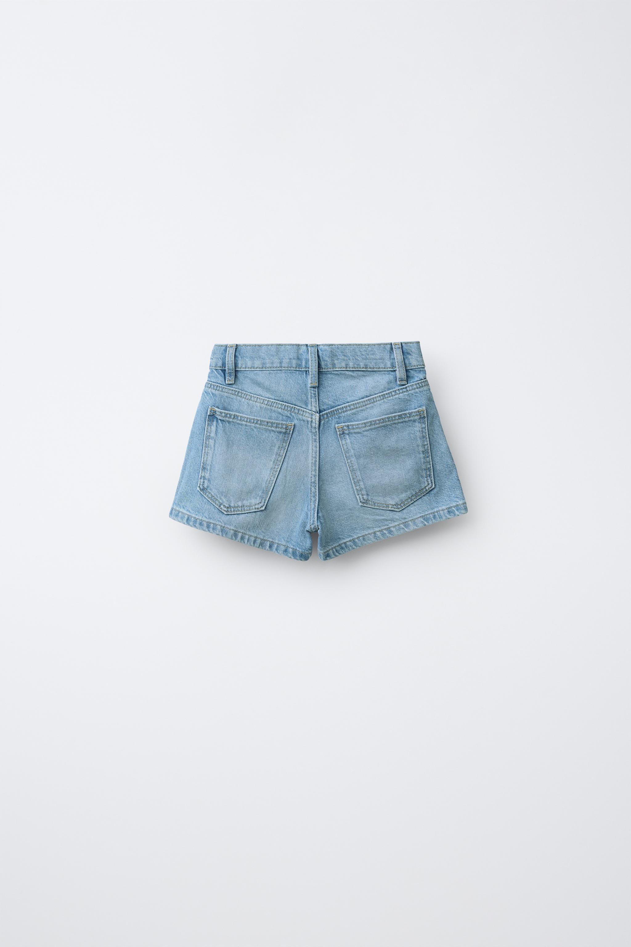 RHINESTONE DENIM SHORTS