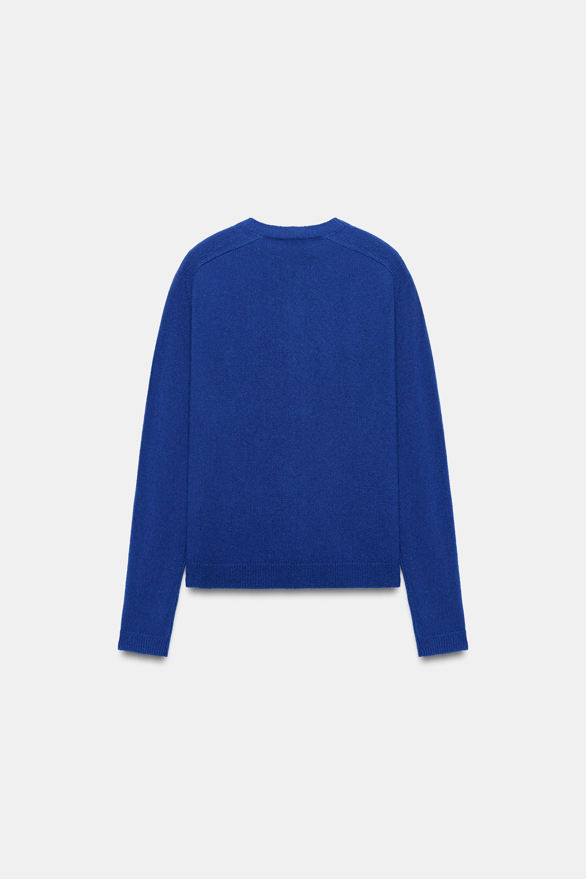 Женские куртки Zara 100% WOOL KNIT JACKET — фото 7
