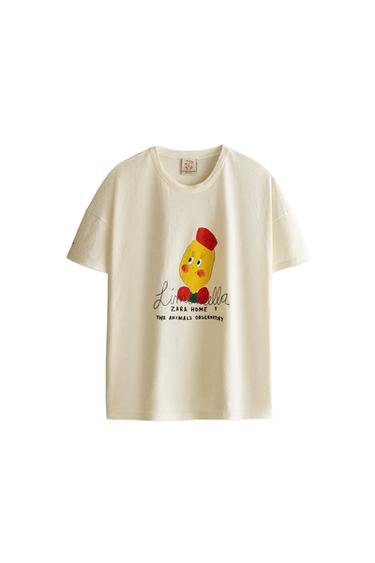 T-shirt Limoncella x The Animals Observatory - Beige clair de Zara