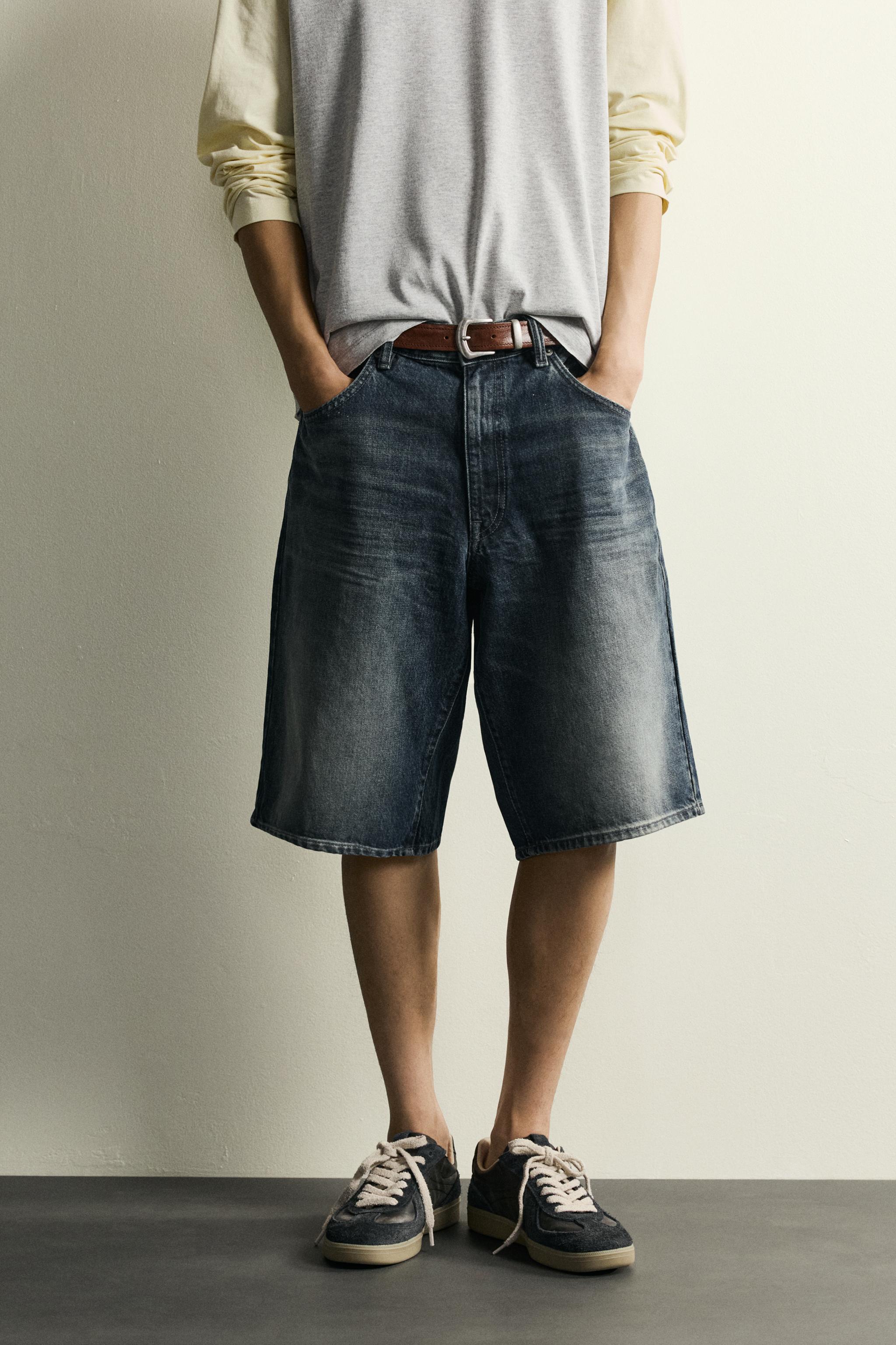 デニムショートパンツ | メンズ | ZARA 日本