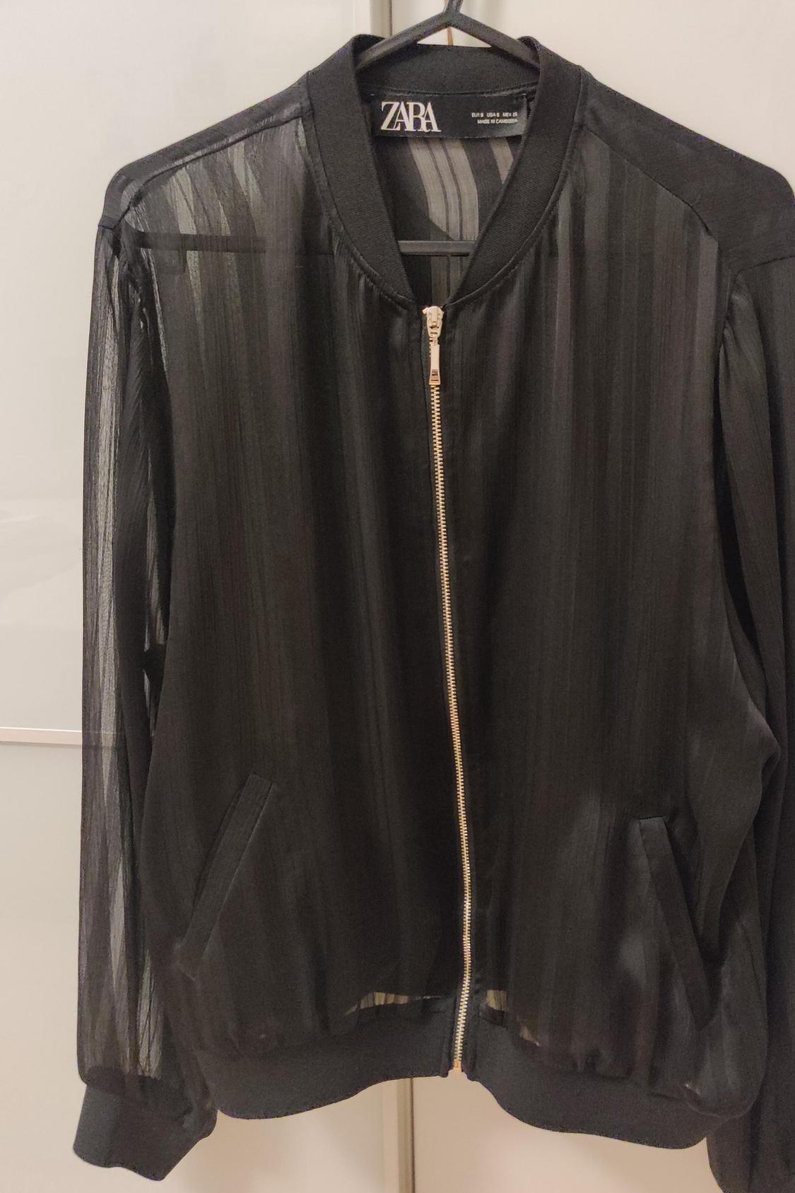 SEMI-SHEER BOMBER JACKET - Image 2