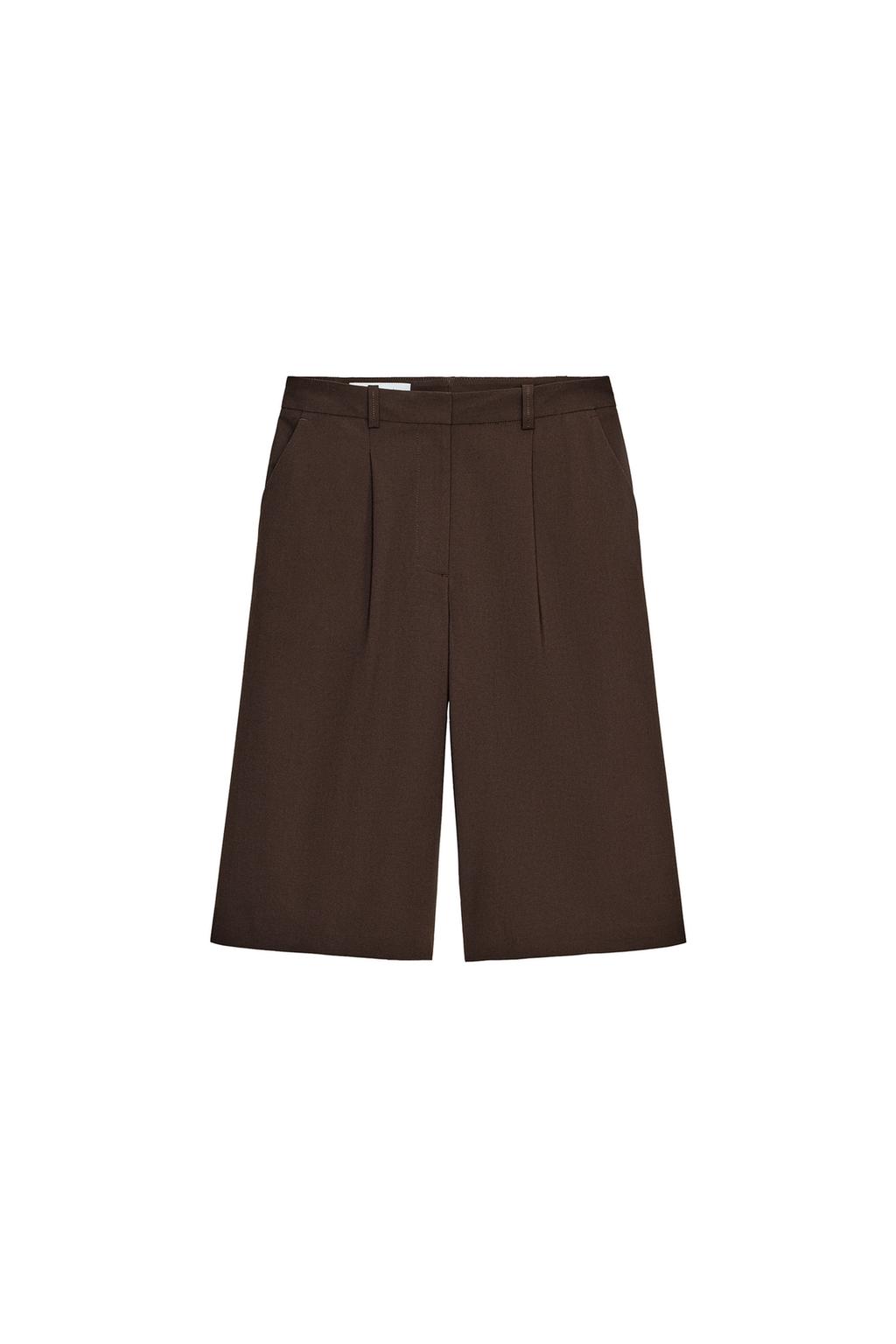 LONG PLEATED SHORTS