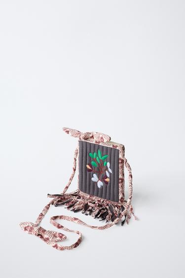 FRINGED CROSSBODY BAG - Multicoloured by Zara - Image 1