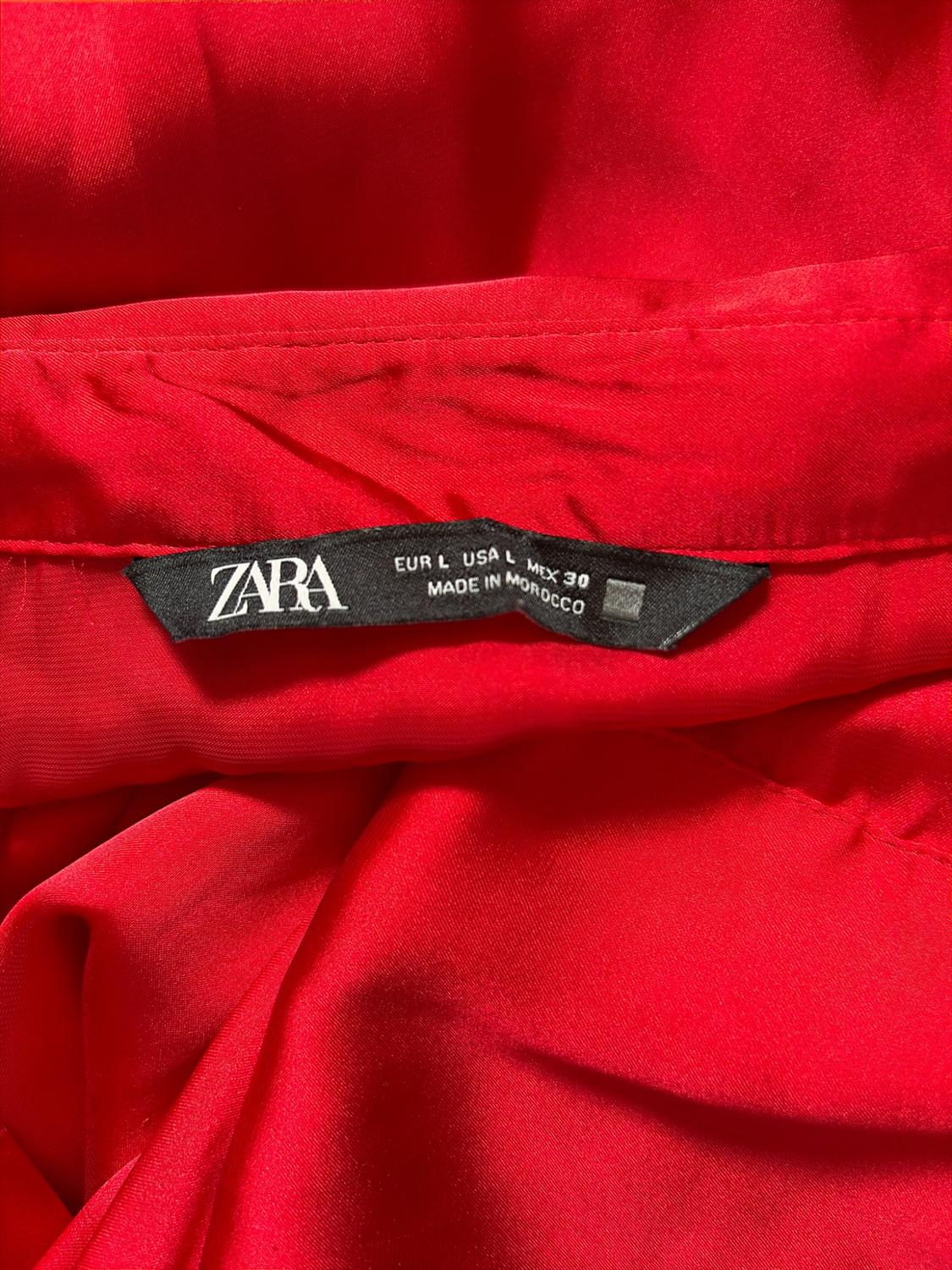 FLOWING SATIN SHIRT - Image 3