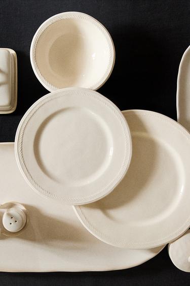 Zara CHAINS EARTHENWARE DINNERWARE - Blue / Indigo - Image 0