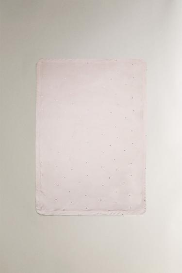 KIDS' HEART PRINT BLANKET - Pink by Zara
