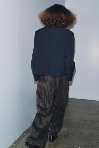 VESTE COURTE ZW COLLECTION LIMITED EDITION - Bleu marine foncé de Zara - Image 2