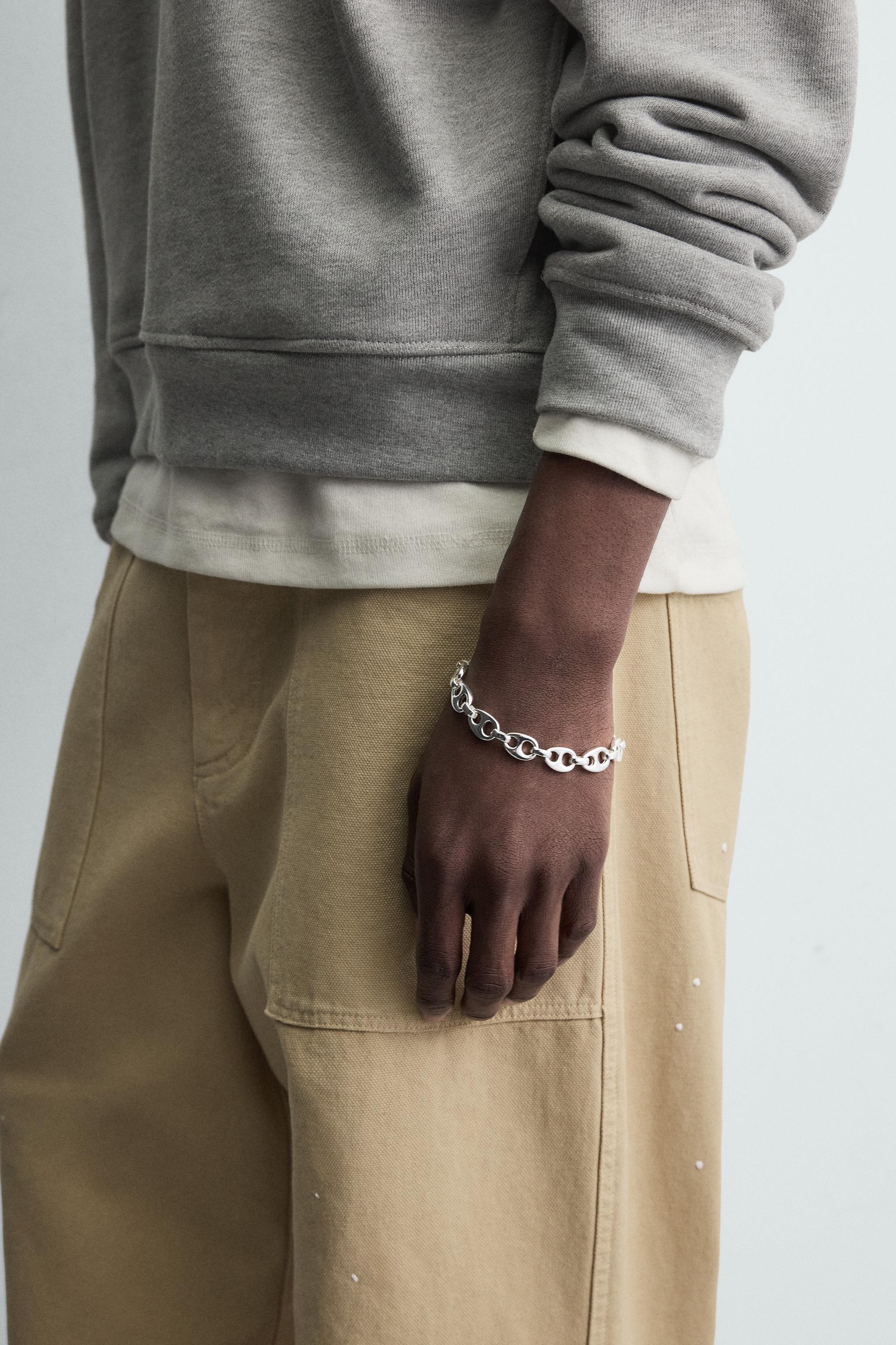 METAL LINK BRACELET - Silver | ZARA United States