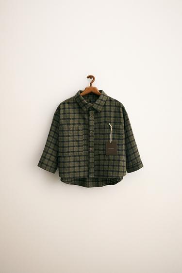 ZARA TIMELESS - CHECK SHIRT - Mid-green by Zara