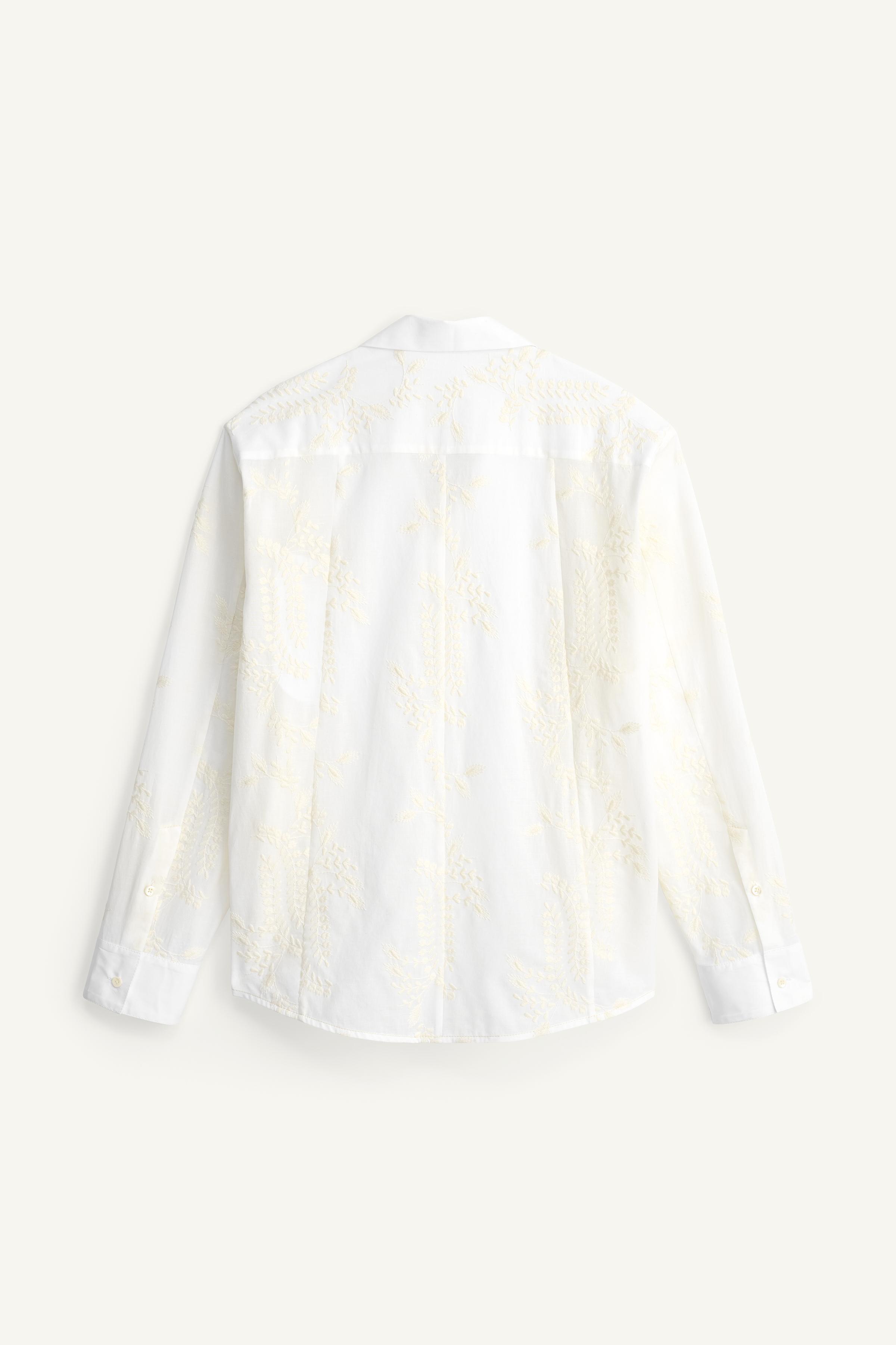 CHEMISE RELAXED FIT BRODERIES