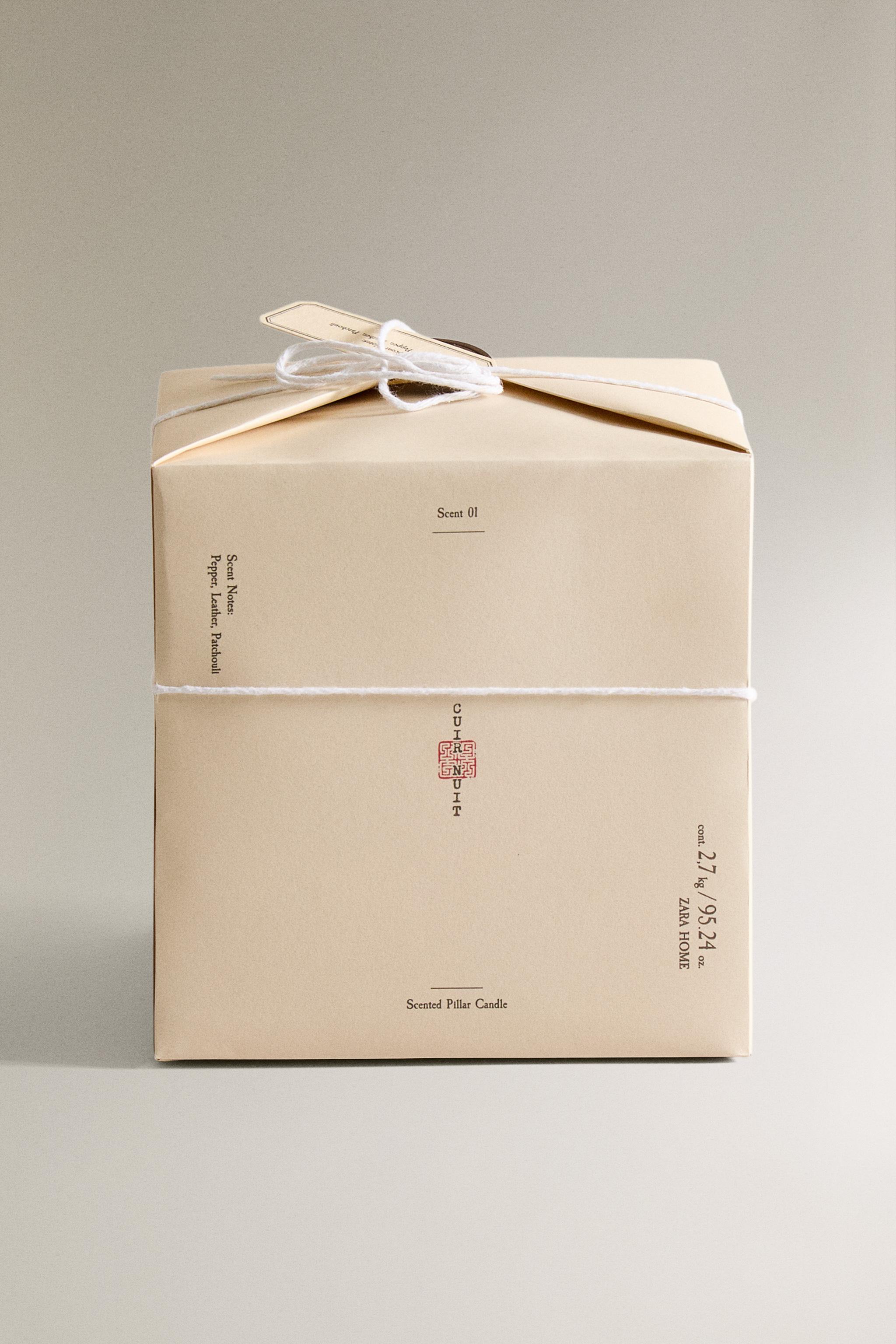 CUIR NUIT SQUARE SCENTED CANDLE