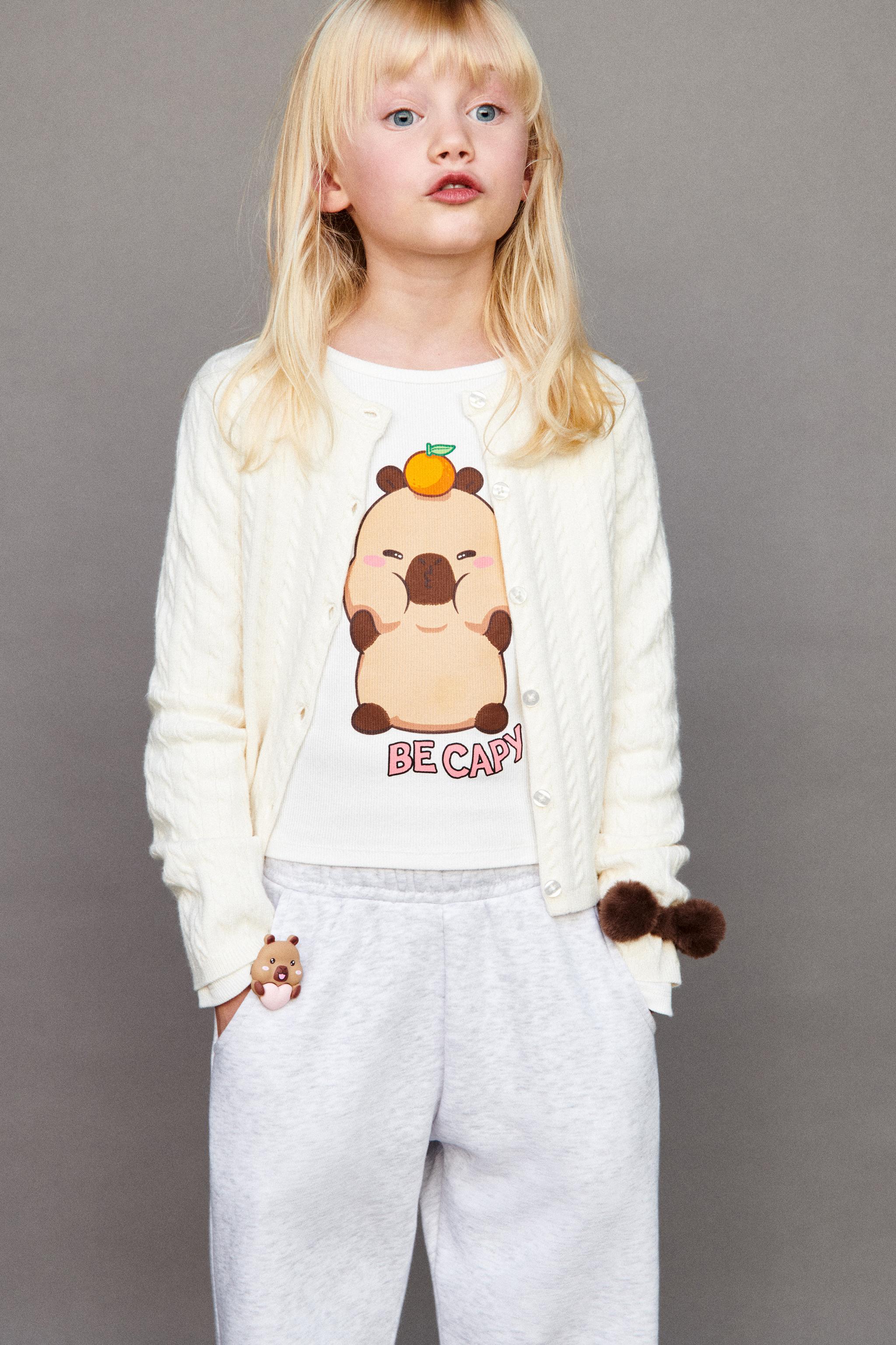 CAPYBARA CAPYFUN © RIBBED T-SHIRT