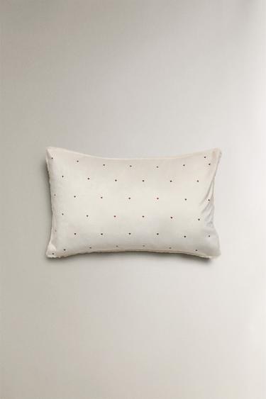 HOUSSE DE COUSSIN ENFANT CHIEN PATINEUR - Rose pastel de Zara - Image 2