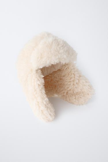 FAUX FUR SKI COLLECTION HAT - Ice by Zara - Image 1