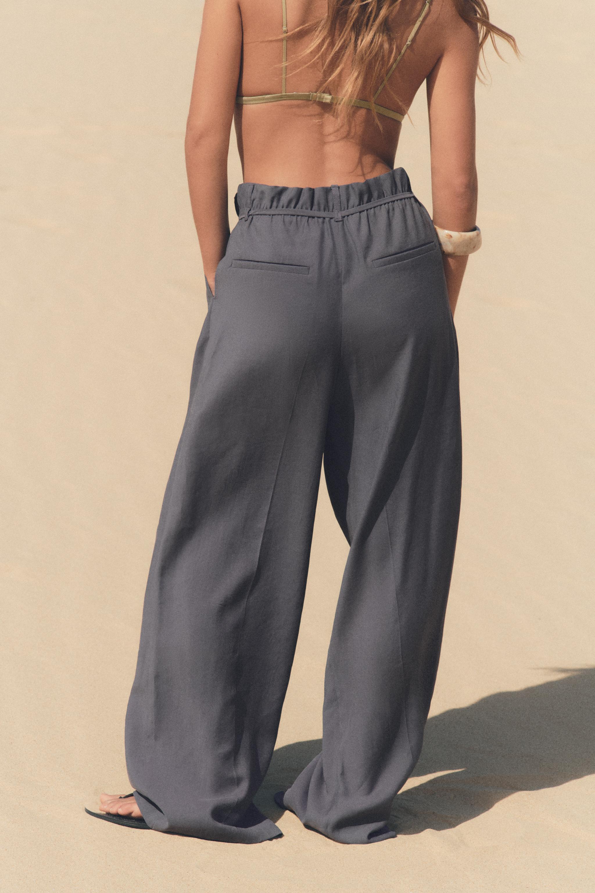 ペーパーバッグパンツ - レディース | ZARA 日本