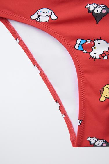 6-14 ANS/ BIKINI HELLO KITTY AND FRIENDS © SANRIO - Rouge de Zara - Image 3
