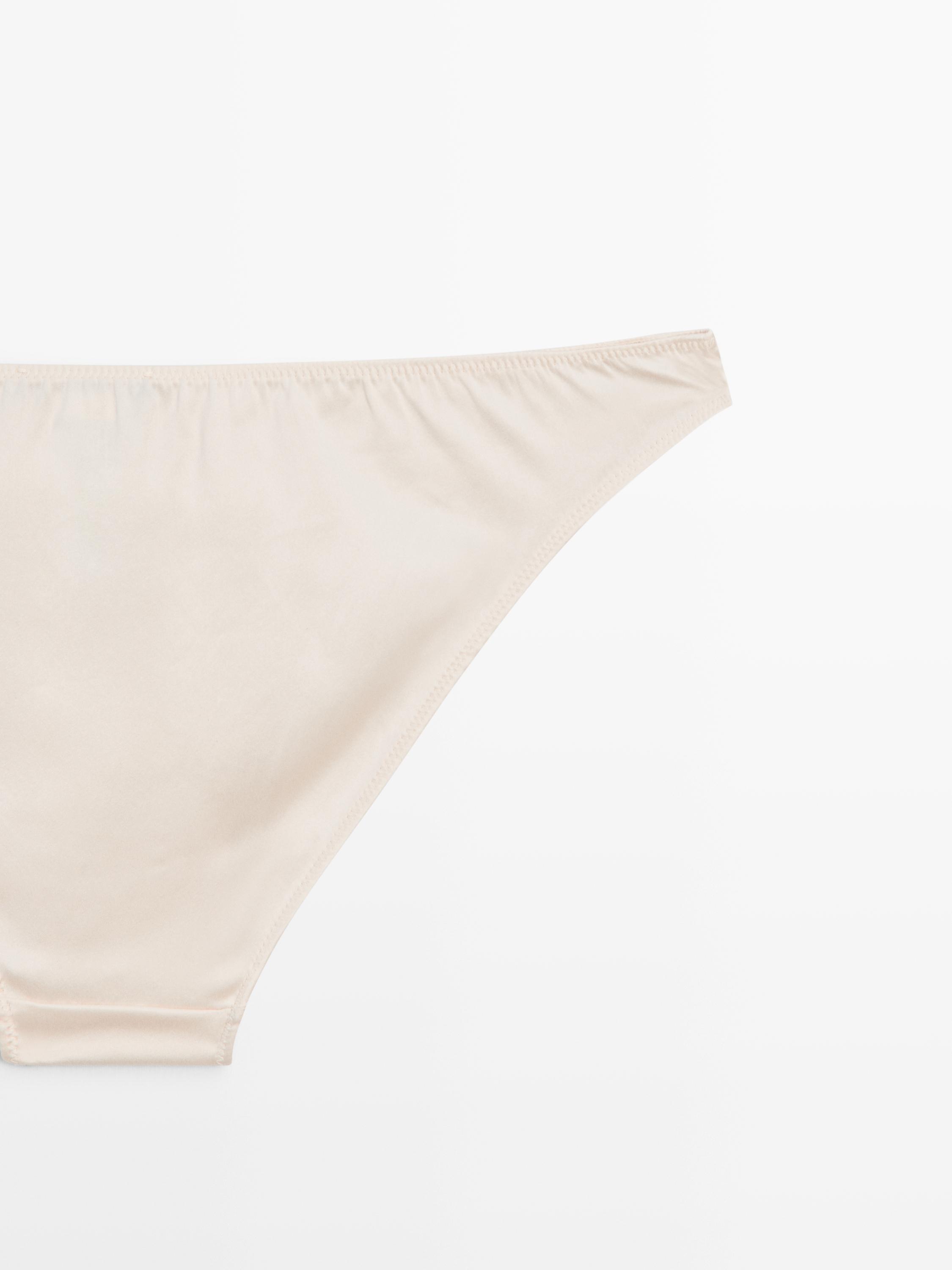 Satin silk blend briefs