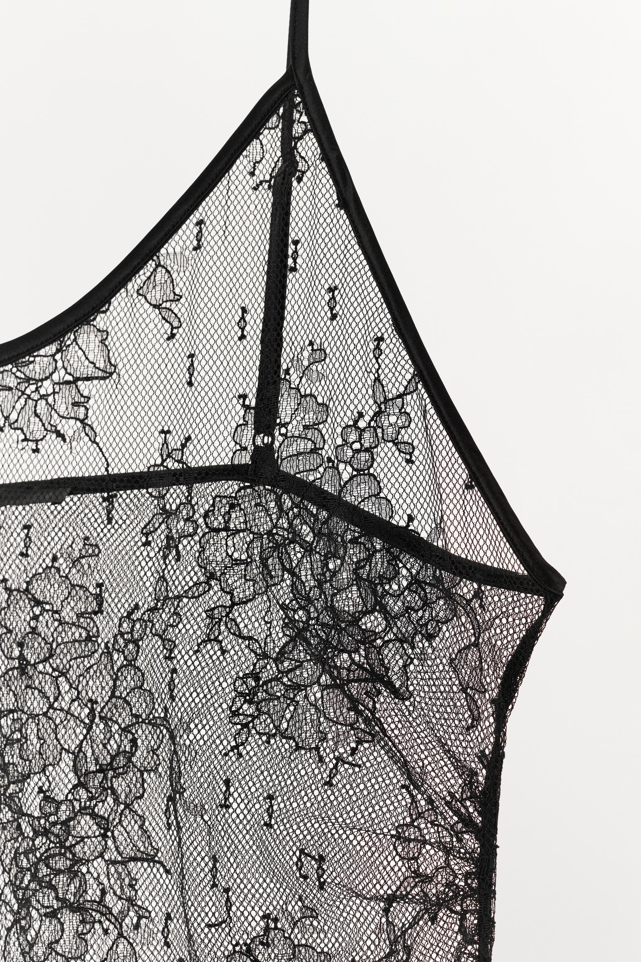 LACE STRAP DRESS