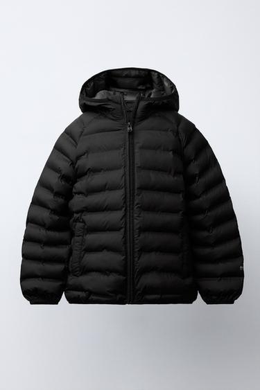 УЛЬТРАЛЕГКА ВОДОВІДШТОВХУВАЛЬНА КУРТКА - Чорний Zara