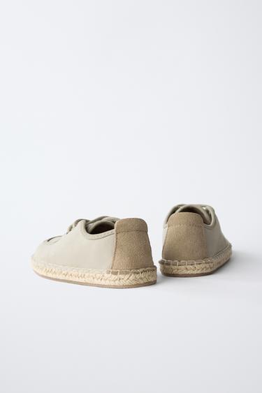 LACE-UP ESPADRILLES LIMITED EDITION - Khaki Green by Zara - Image 4