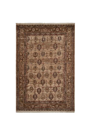 VLNENÝ KOBEREC S GEOMETRICKOU POTLAČOU - Farebný zn. Zara