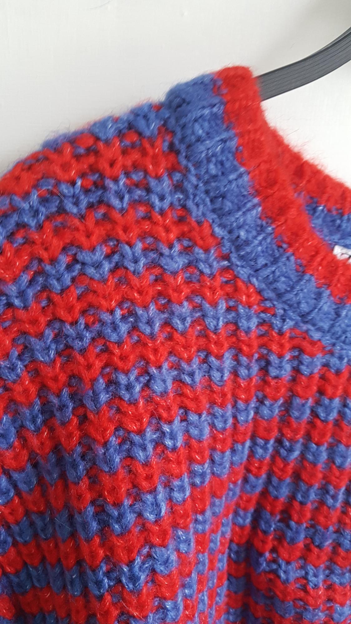 KNIT CROPPED SWEATER WITH BALLOON SLEEVES - Image 3