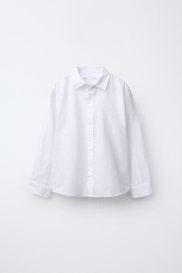 BASIC OXFORD SHIRT - White by Zara