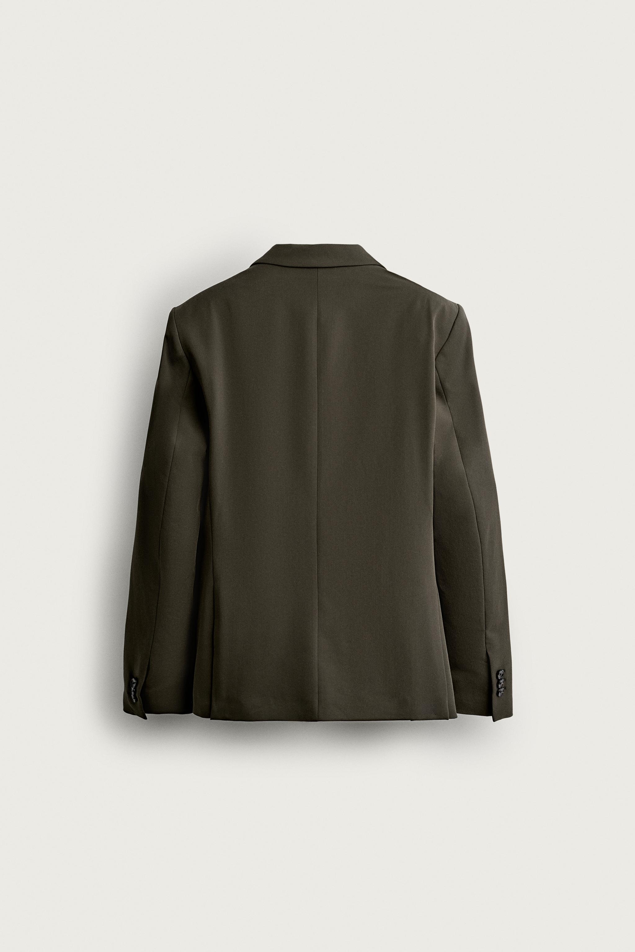 COMFORT SUIT BLAZER — Dark green