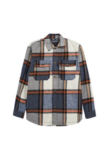 CHECKED OVERSHIRT WITH POCKETS