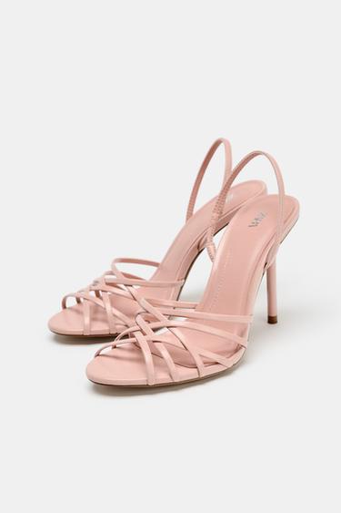 STRAPPY SANDALS - Pink by Zara - Image 3