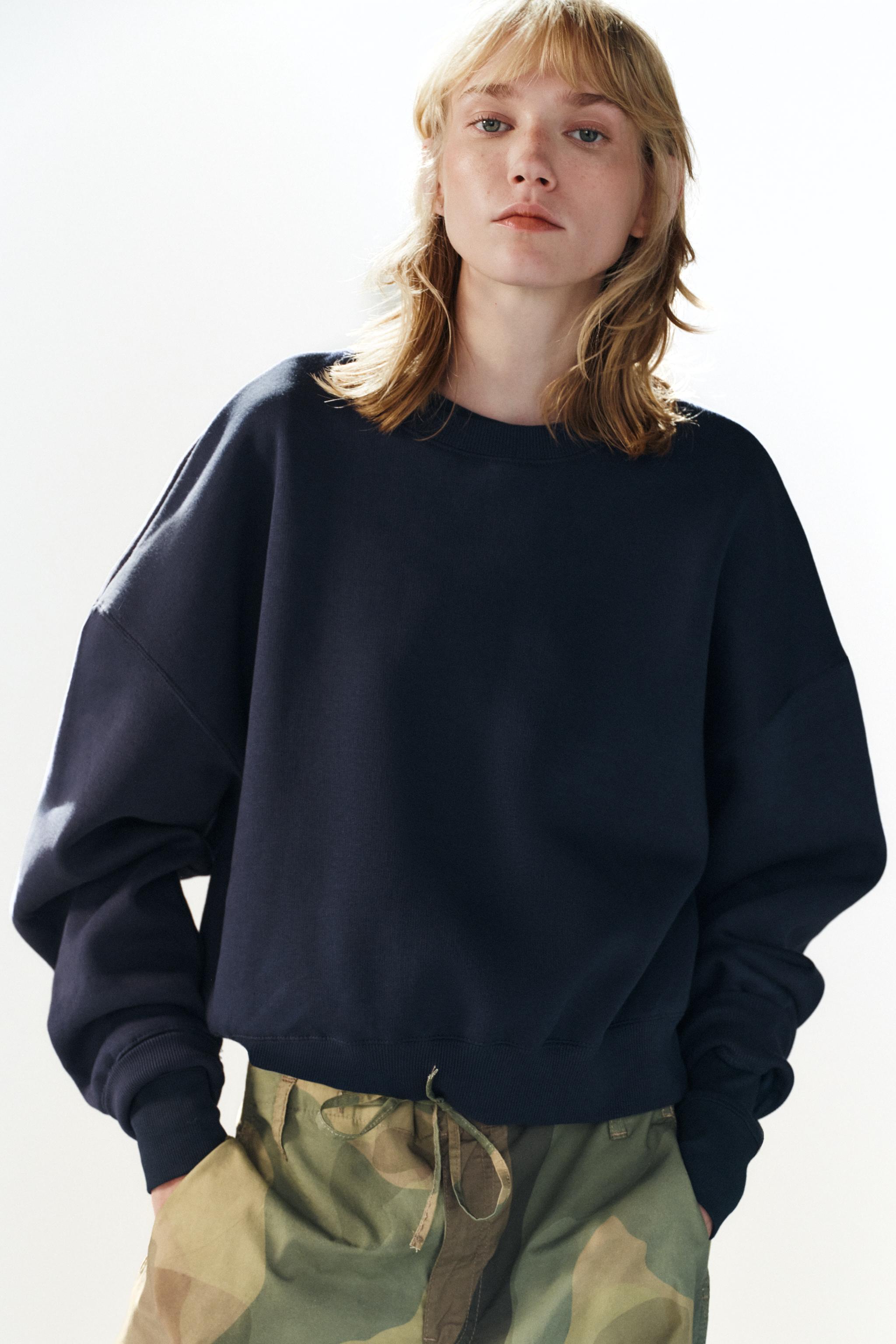 Zara BASIC SWEATSHIRT görsel 3