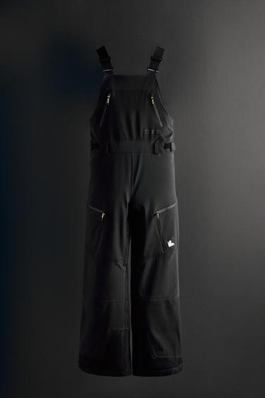 LANGE LATZHOSE WATER RESISTANT UND WINDPROOF RECCO® SYSTEM SKI KOLLEKTION - Dunkelgrau von Zara