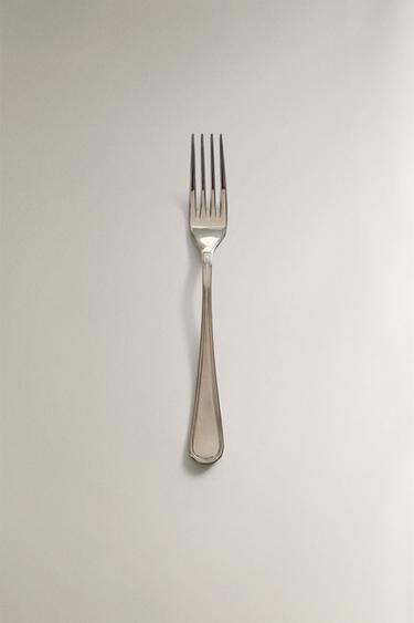 Zara SHINY STEEL FORK - 青灰色