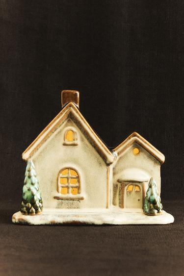 CHRISTMAS PINE TREE HOUSE DECORATION WITH LIGHT - Brown by Zara - Image 4