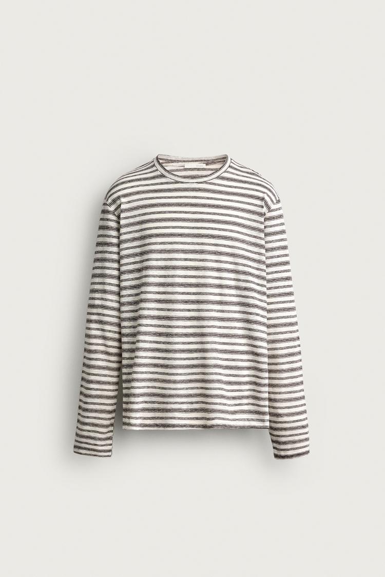 STRIPED RELAXED FIT T-SHIRT